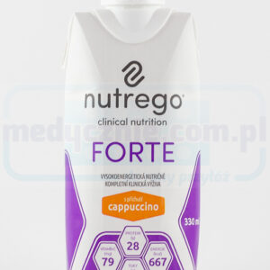 Nutrego Forte 330 ml Cappuccino wysokokaloryczna, wysokobiałkowa dieta